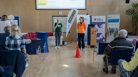 Bewegte Pause vom Deutscher-Turnerbund anlässlich der Europäischen Woche des Sports